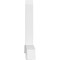 Ekena Millwork Bellingham Architectural Grade PVC Gable Bracket, 72"W x 45"H x 6"D x 6"F, 15/12 Pitch GBP072X45X0606BEL00 - alternate 3